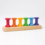 Grimm's Rainbow Bobbins Threading Game