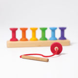 Grimm's Rainbow Bobbins Threading Game