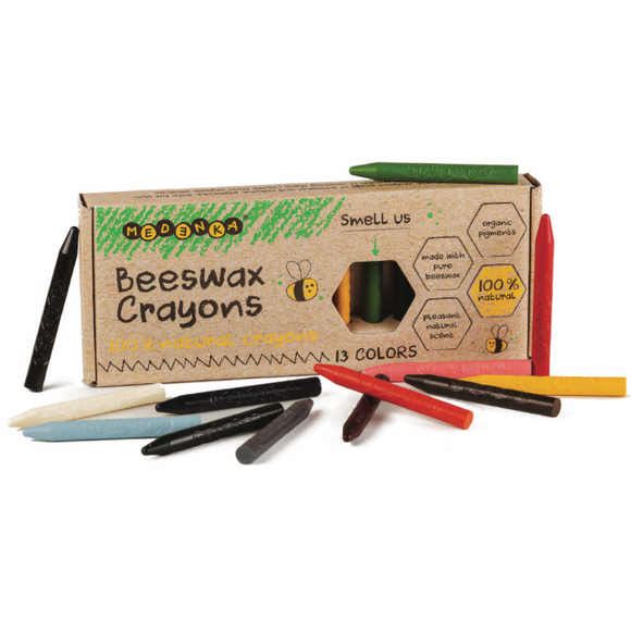 Medenka Natural Beewax Crayon - Classic (13 Colours)
