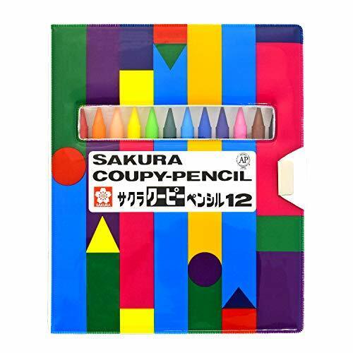 Sakura Coupy Woodless Coloured Pencil (12 Colours)