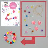 Mini Craft Kit - Heart Bracelet